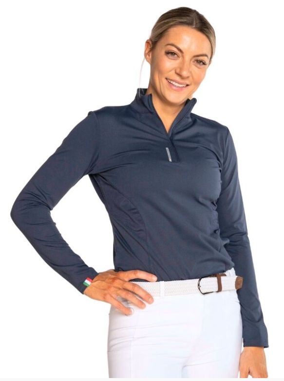 Allegra-Air · Navy Long Sleeve Training Shirt