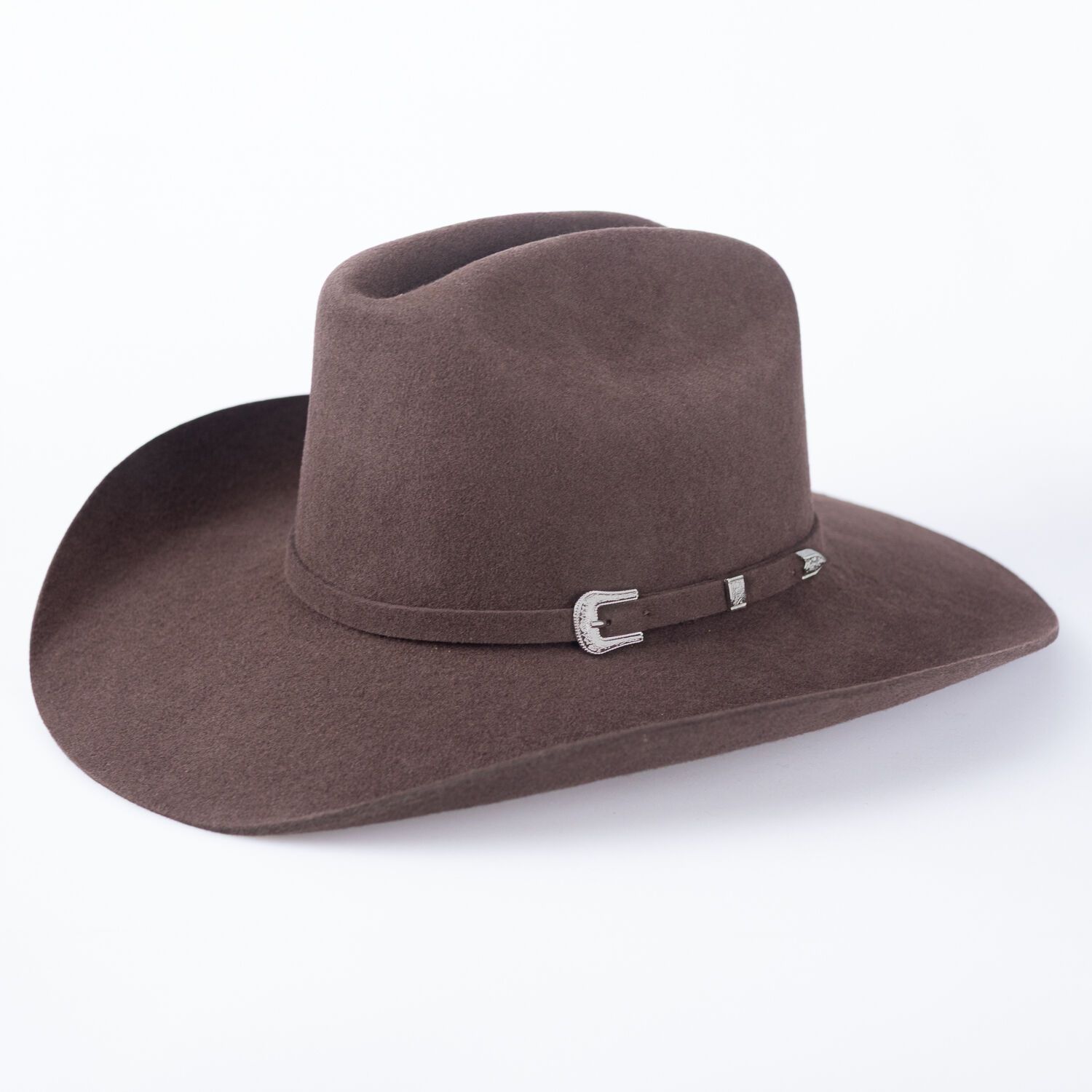 Brigalow Western "Drover" Deep Brown - Kids Wool Felt Cattleman