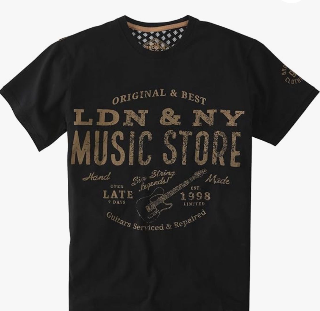 Joe Browns tee music store