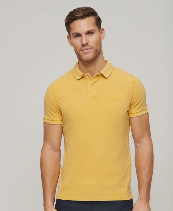 Superdry Polo Vintage Pigment Yellow