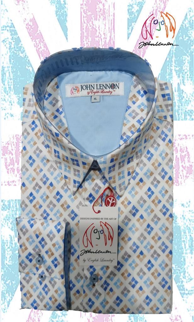 John Lennon L/S 2491 white multi