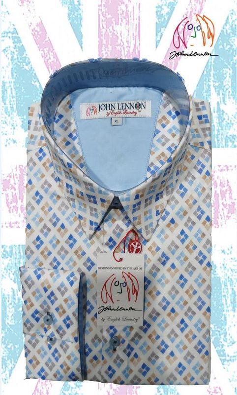 John Lennon L/S 2491 white multi