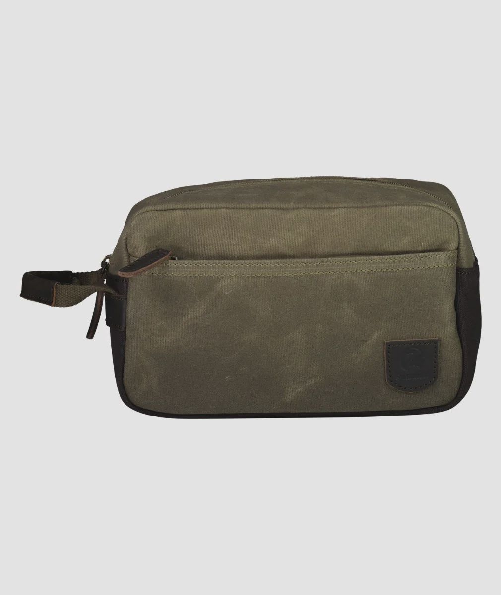 Swanndri Wash Bag Taupe