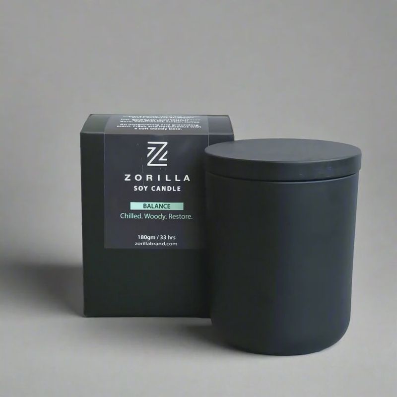 Zorilla Scented Soy Candle -Balance