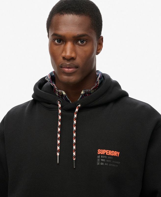 Superdry Hoodie sport Black