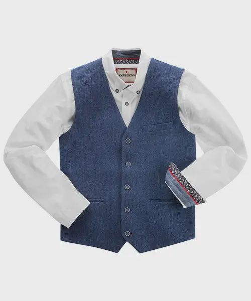 Joe Browns Waistcoat Handsome Herringbone
