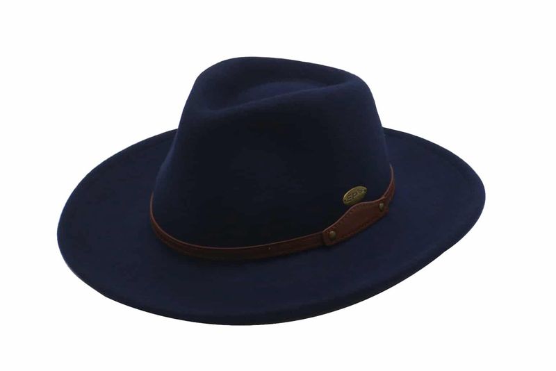 Electric Pukeko hat Blair Navy