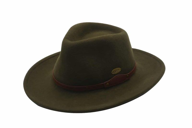 Electric Pukeko hat Macca Green