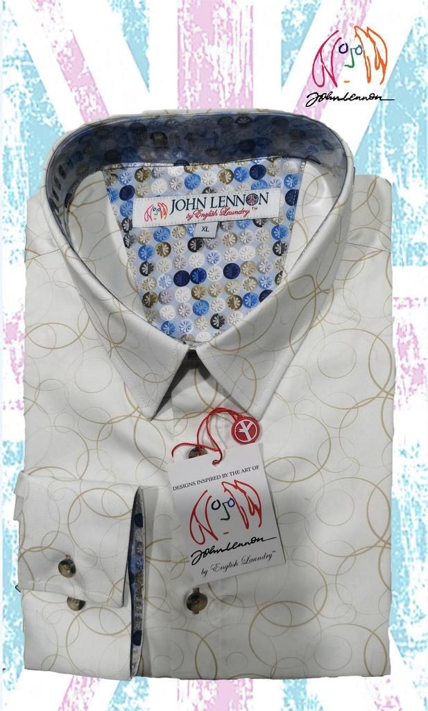 John Lennon L/S 2480 white circles