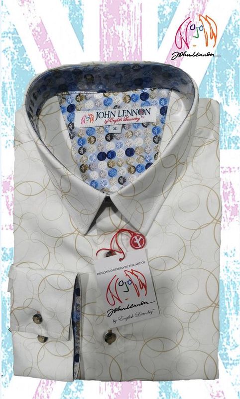 John Lennon L/S 2480 white circles