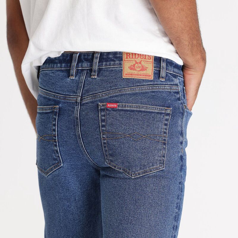 Riders Jean Straight Stretch Stonewash