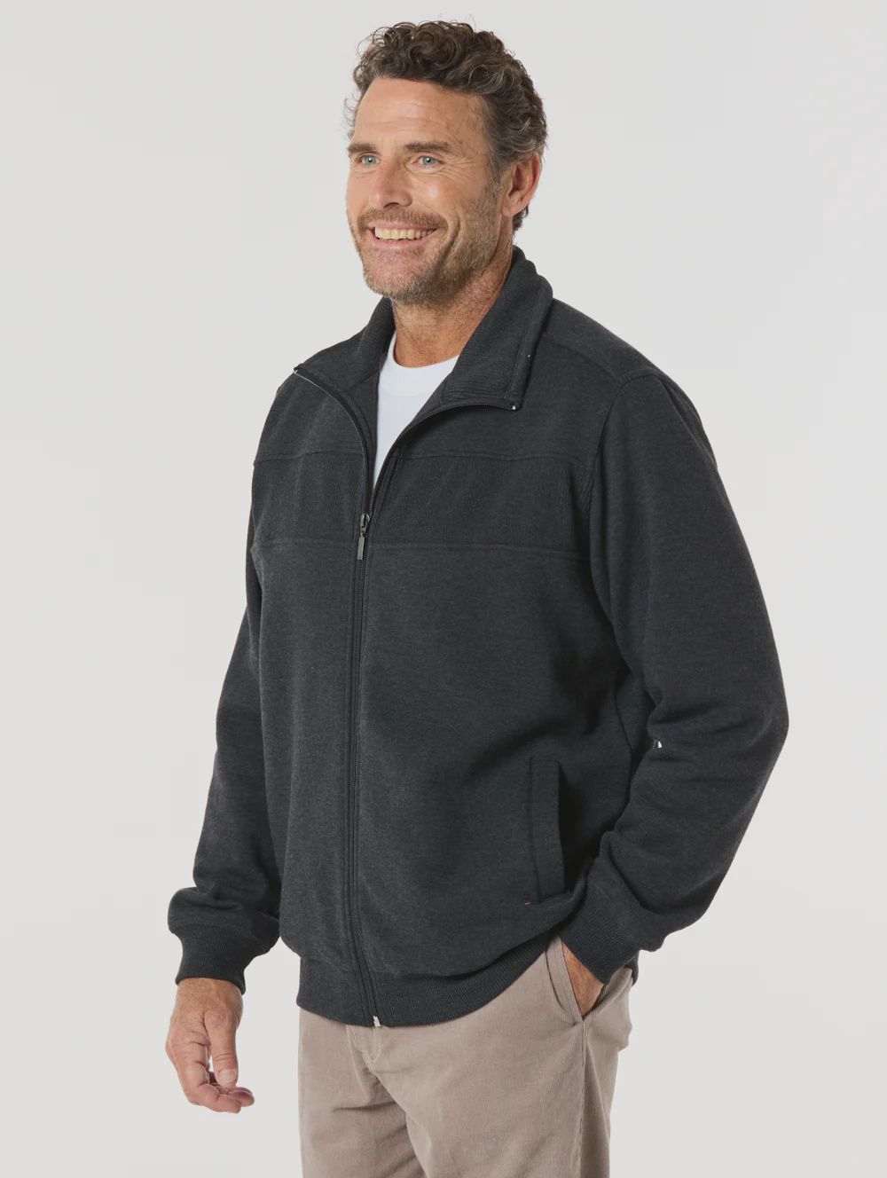 Breakaway Zip Fleece 62424 Jet Marle