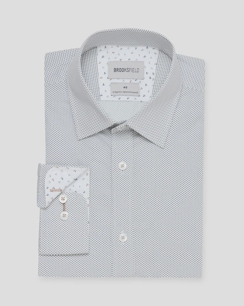 Brooksfield L/S  BFC2522 Oyster
