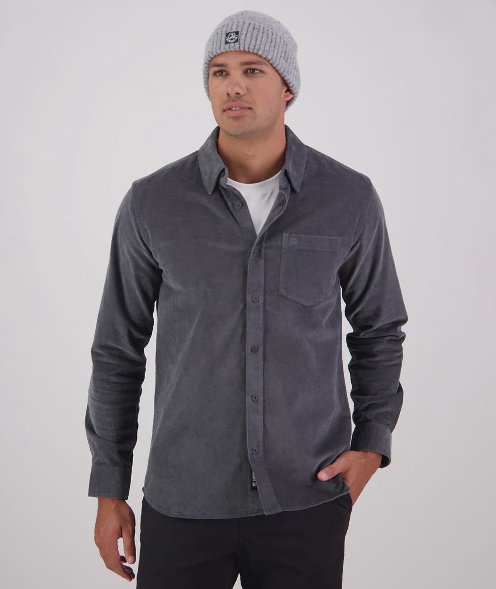 Swanndri L/S Ranfurly Corduroy DK Shadow