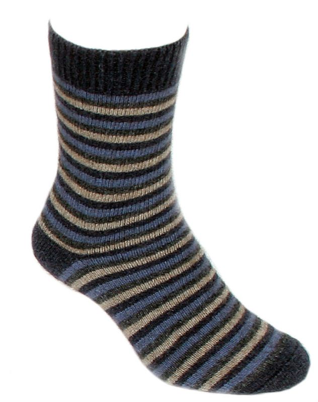 Lothlorian Sock Multi Stripe Denim