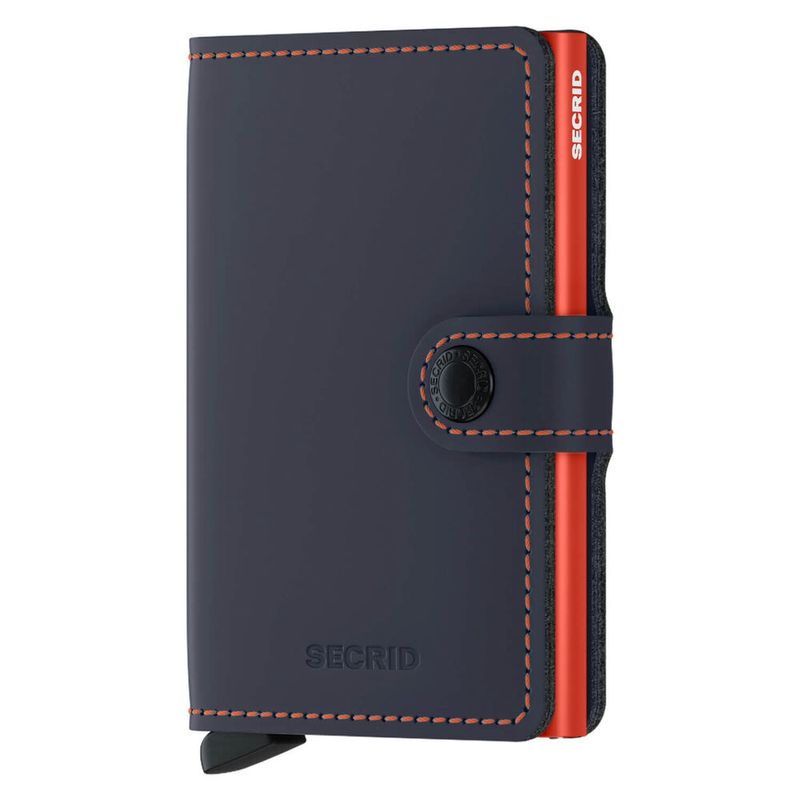 Secrid Miniwallet Matte Nightblue &amp; Orange