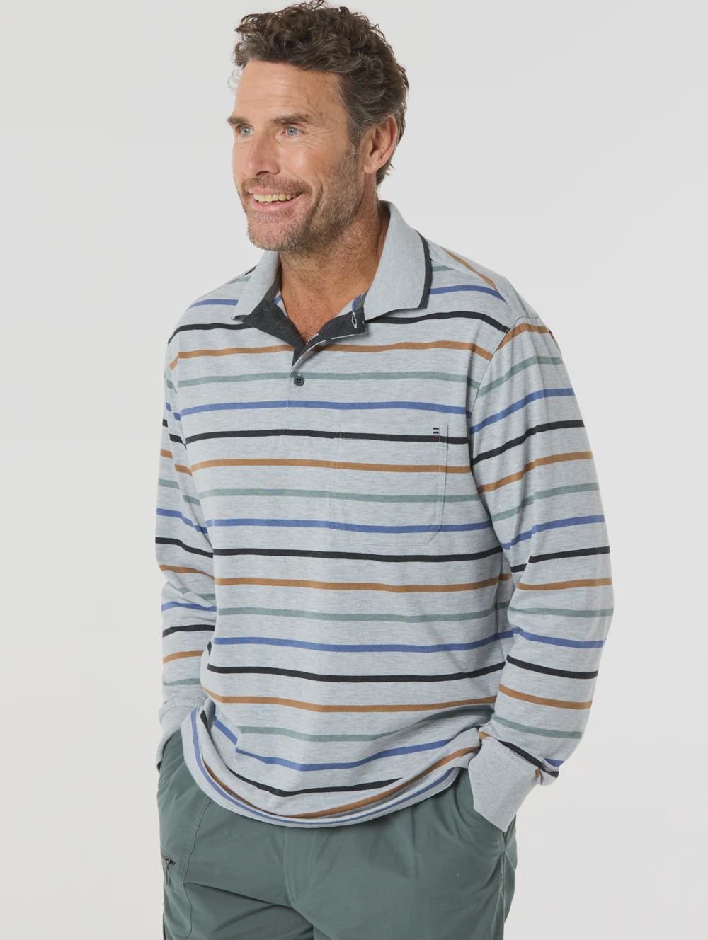 Breakaway Polo  Kinnersly Silver Marle
