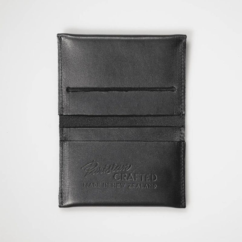 Parisian wallet crafted Black