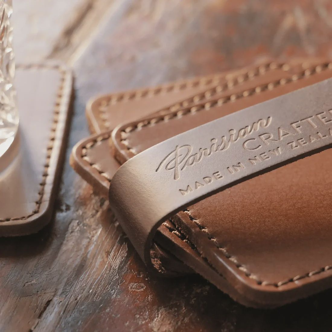 Parisian Coasters crafted Tan