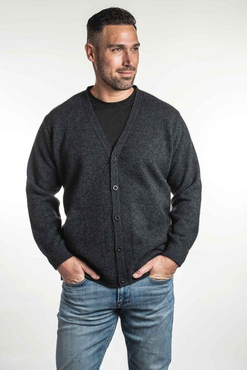 Koru Cardigan 867 Charcoal