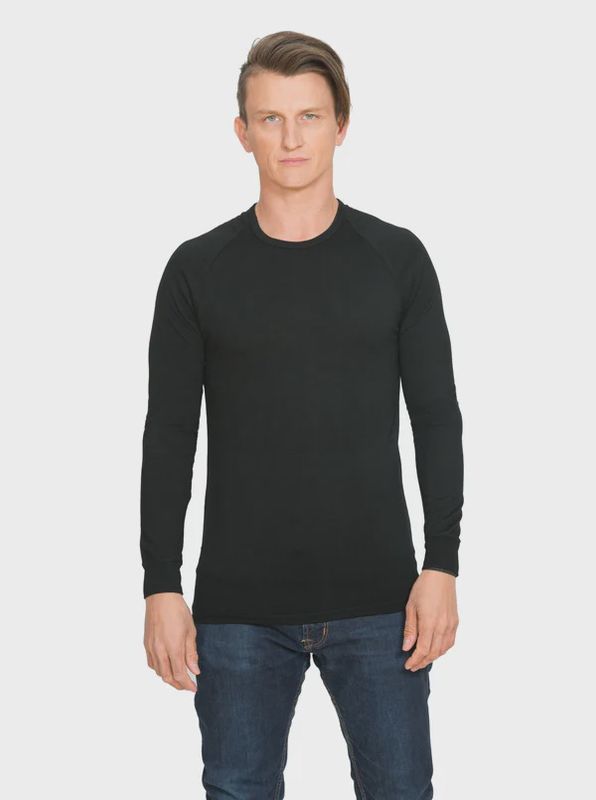 Brass Monkey Long Sleeve crew Black