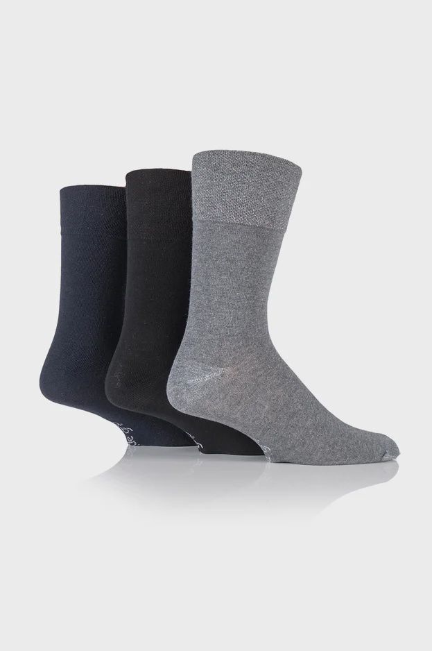 Gentle Grip 3pack Black/Grey/Navy