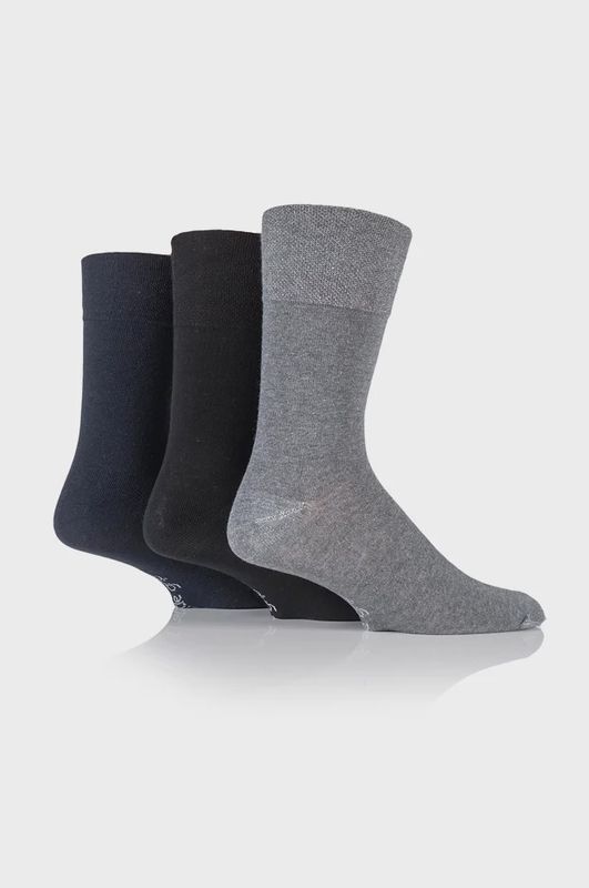 Gentle Grip 3pack Black/Grey/Navy