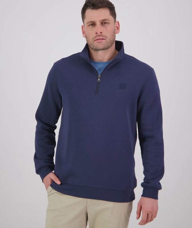Swanndri 1/4 Zip Fundamental Navy