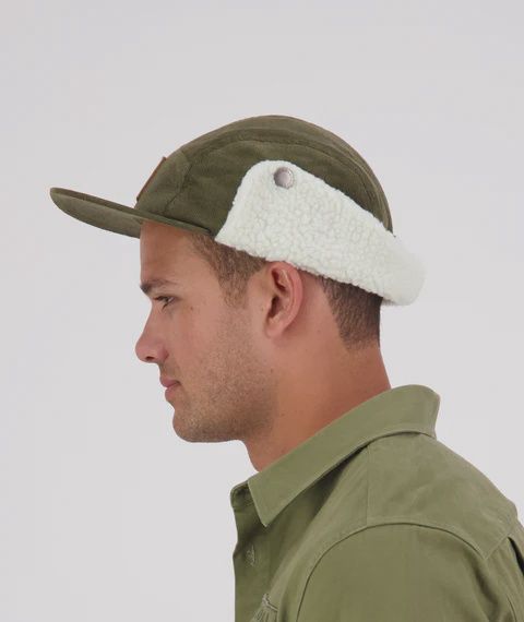 Swanndri Cap Birchwood Sherpa Lined  Olive