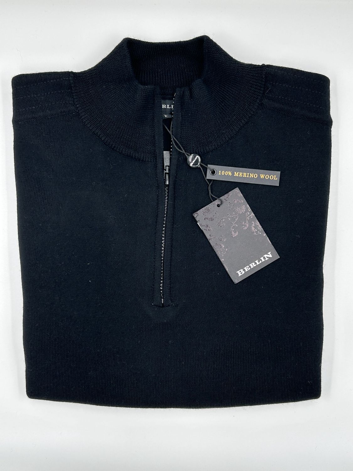 Berlin 1/4 Zip MW36 Black