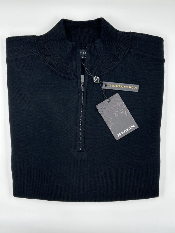Berlin 1/4 Zip MW36 Black
