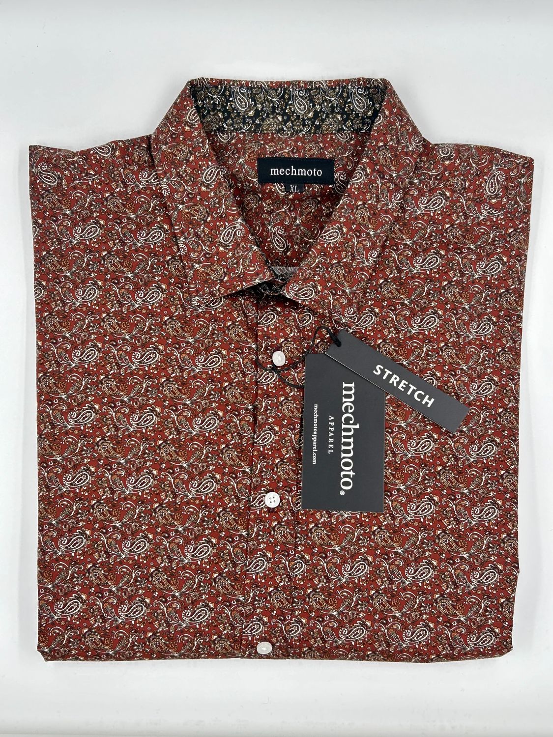 Mechmoto L/S Mini Paisley Rust