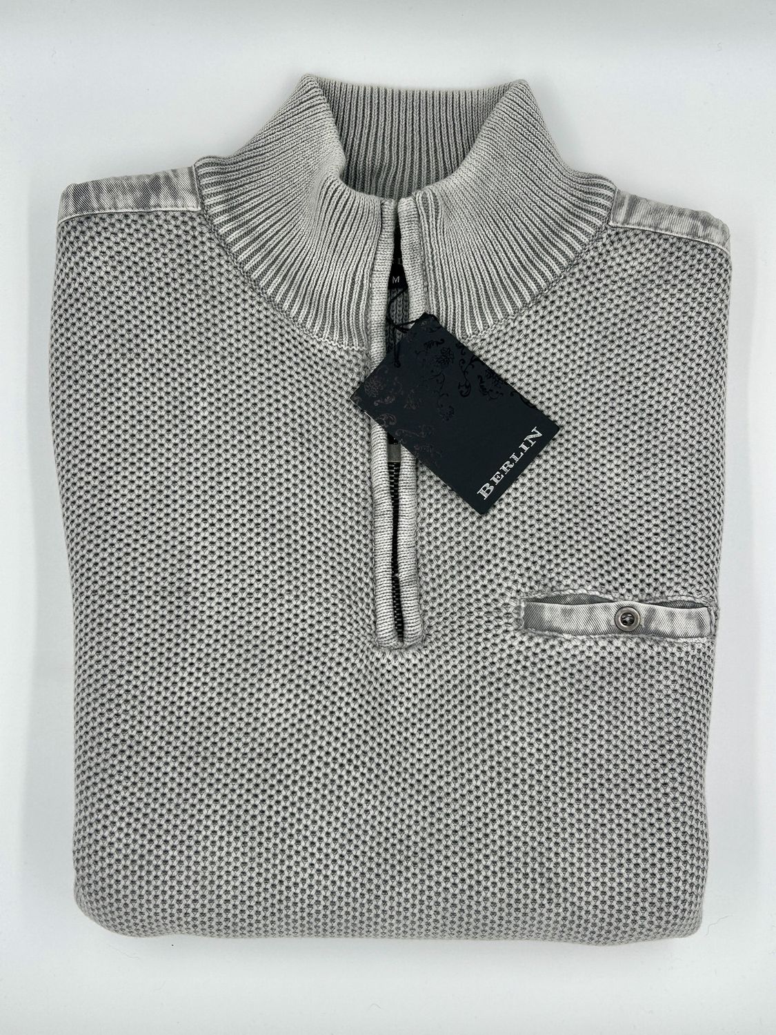 Berlin 1/4 Zip K314 Stone