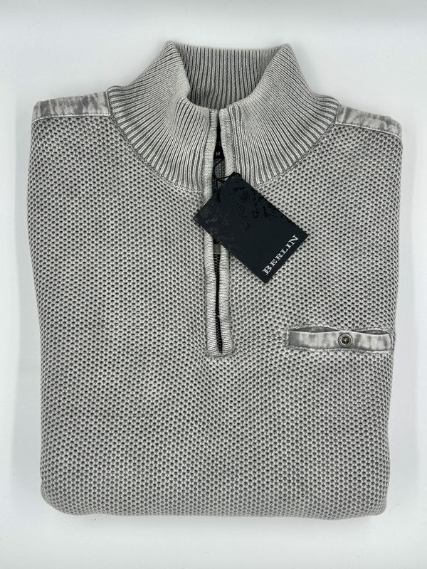 Berlin 1/4 Zip K314 Stone