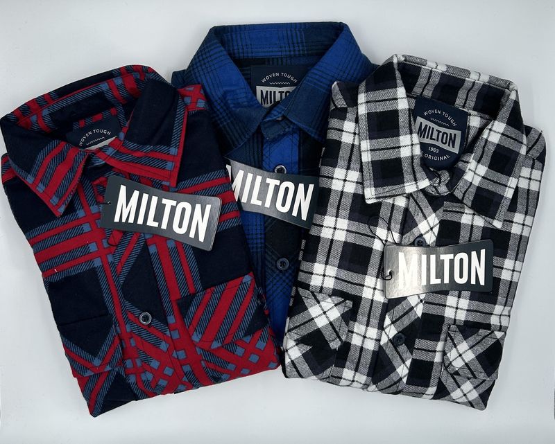 Milton L/S full placket