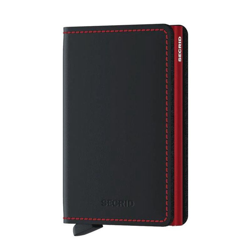 Secrid Slimwallet Matte Black &amp; Red