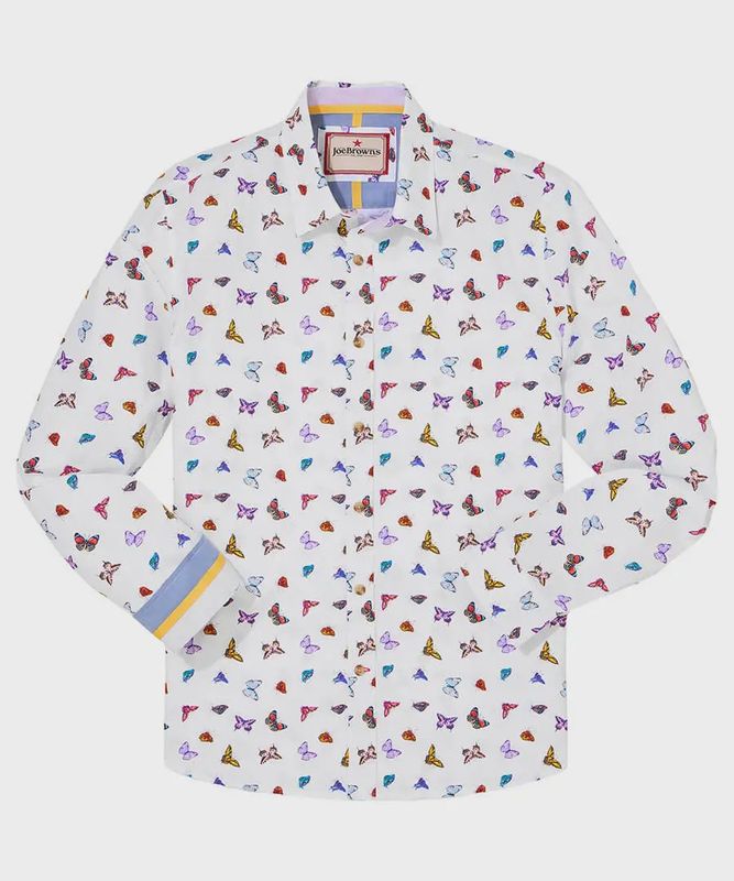 Joe Browns L/S Butterfly White