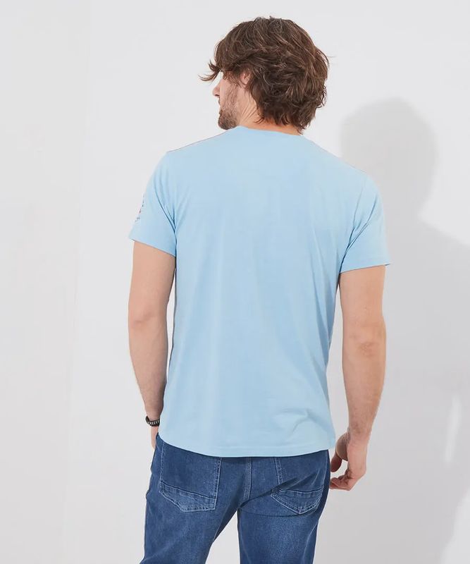 Joe browns Tee Lucky Wheels Sky Blue