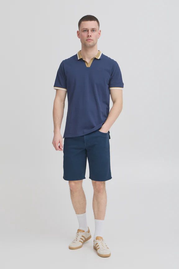 Blend Short Twister Denim Dress Blues