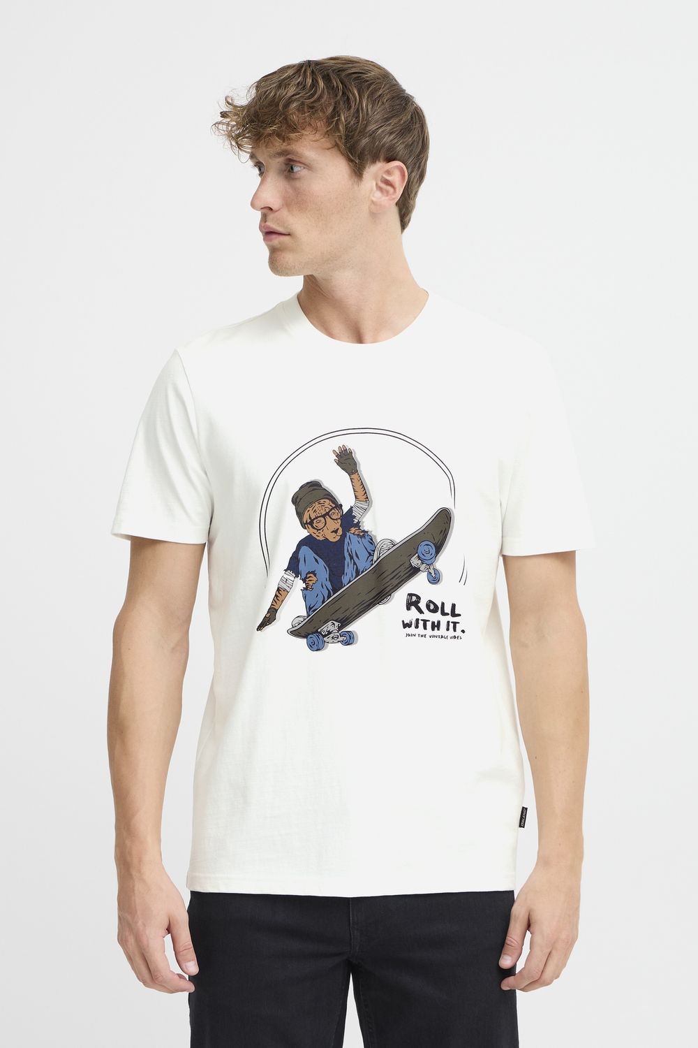 Blend Tee White Tiger