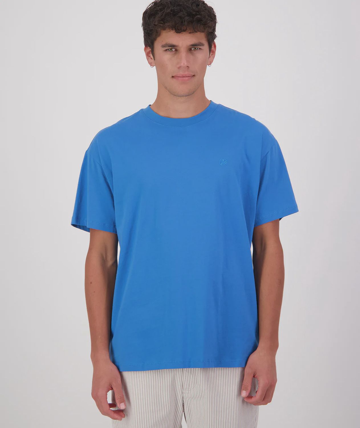 Swanndri Tee Fundamentals Maui Blue