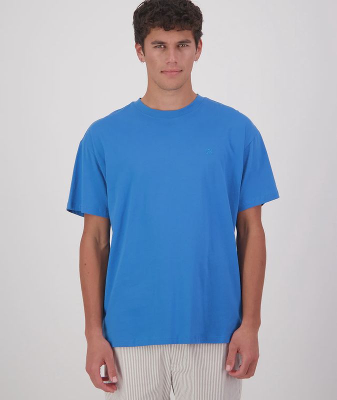 Swanndri Tee Fundamentals Maui Blue