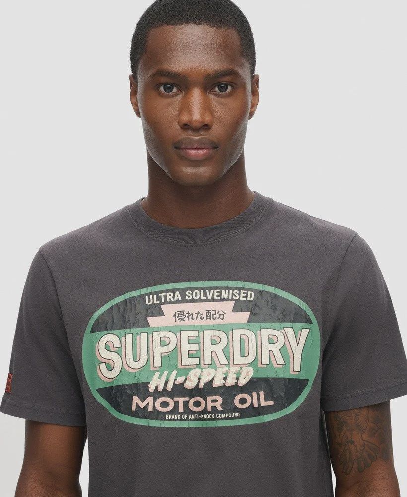 Superdry Tee Gasoline Vintage black