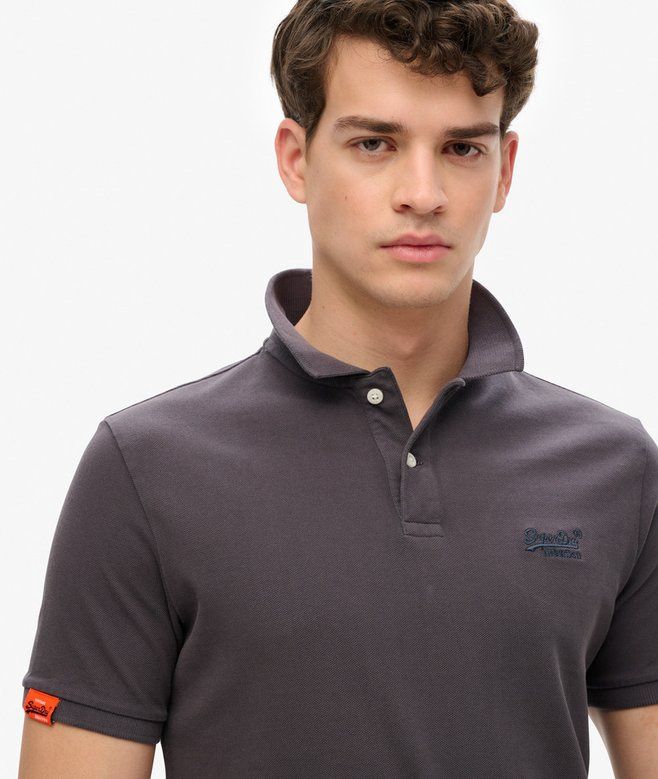 Superdry Polo Vintage Destroy Black