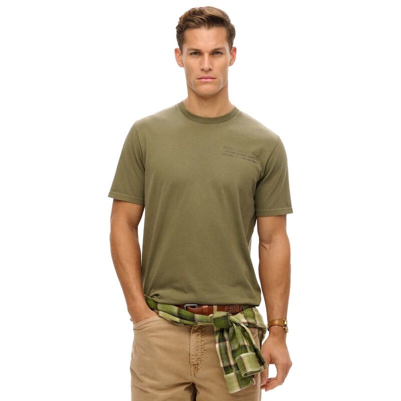 Superdry Tee Utility Sport Olive Night Green