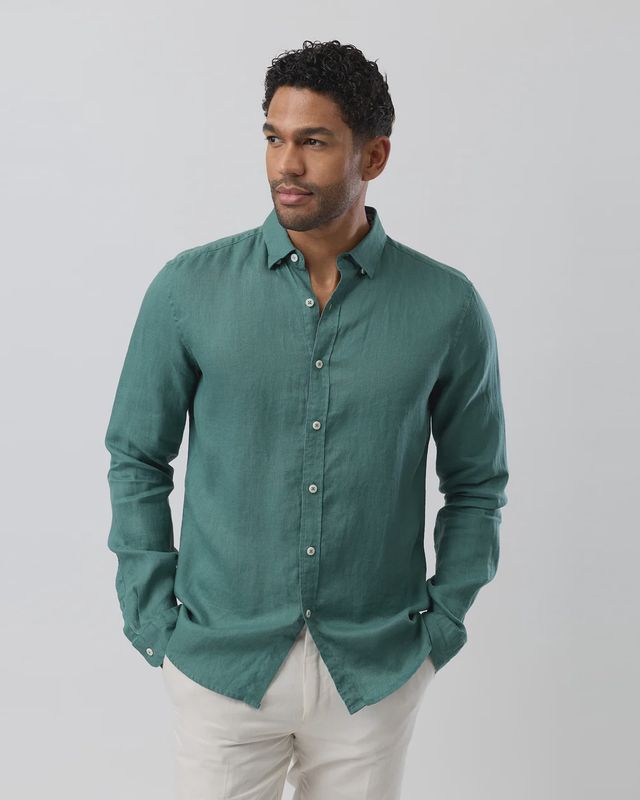 Brooksfield L/S 1156 Linen Green