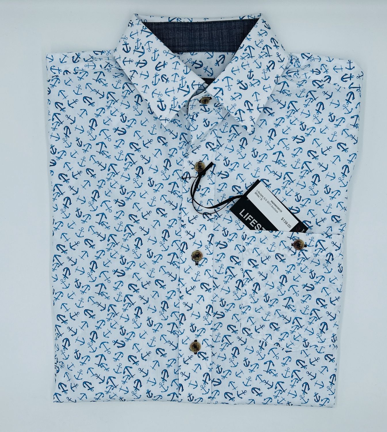 Lifestyle S/S 9511 Anchors White