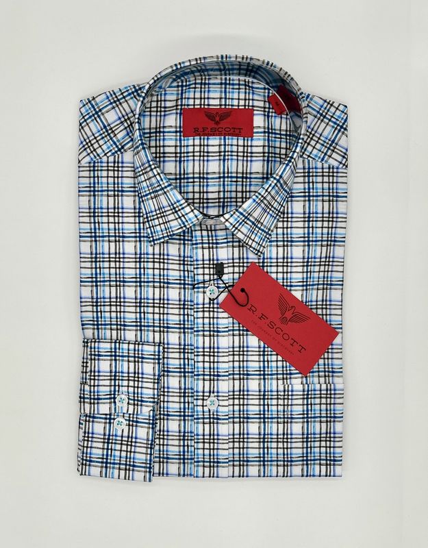 R.F.Scott L/S 24033 Blue