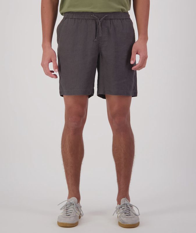 Swanndri Short Neville Linen Dark Shadow