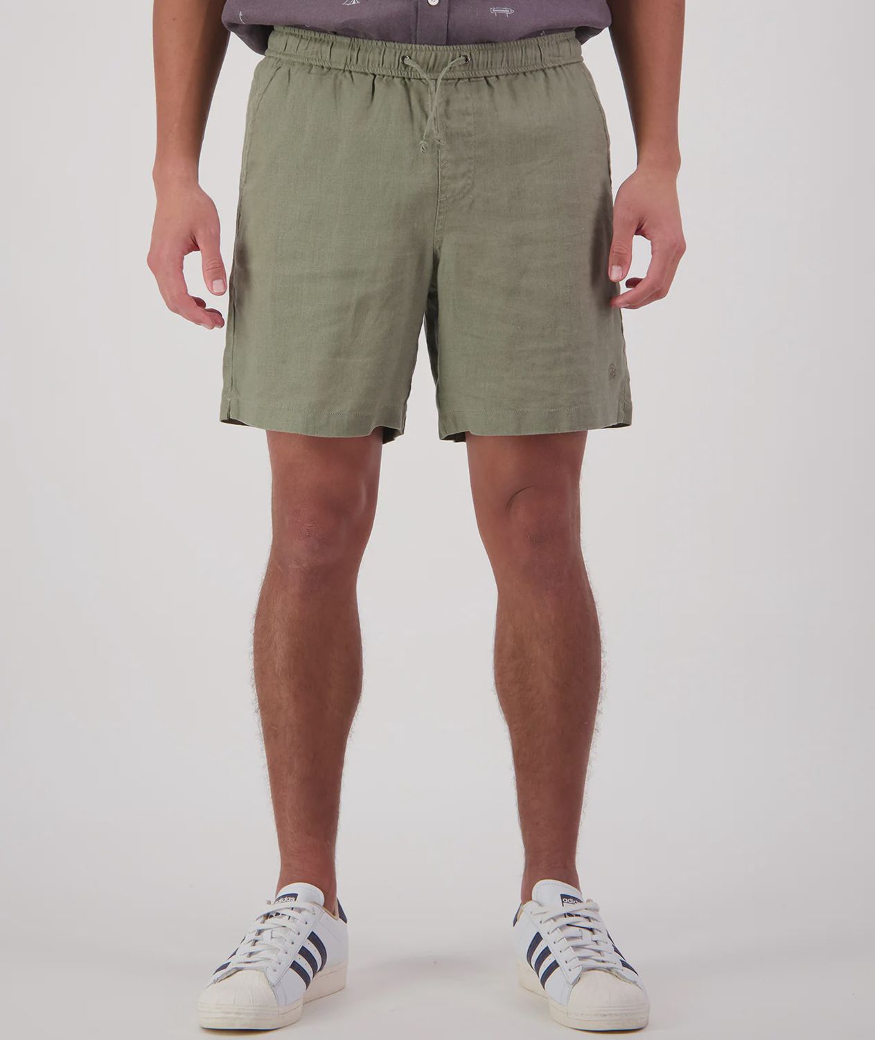 Swanndri Short Neville Linen Dusty Olive
